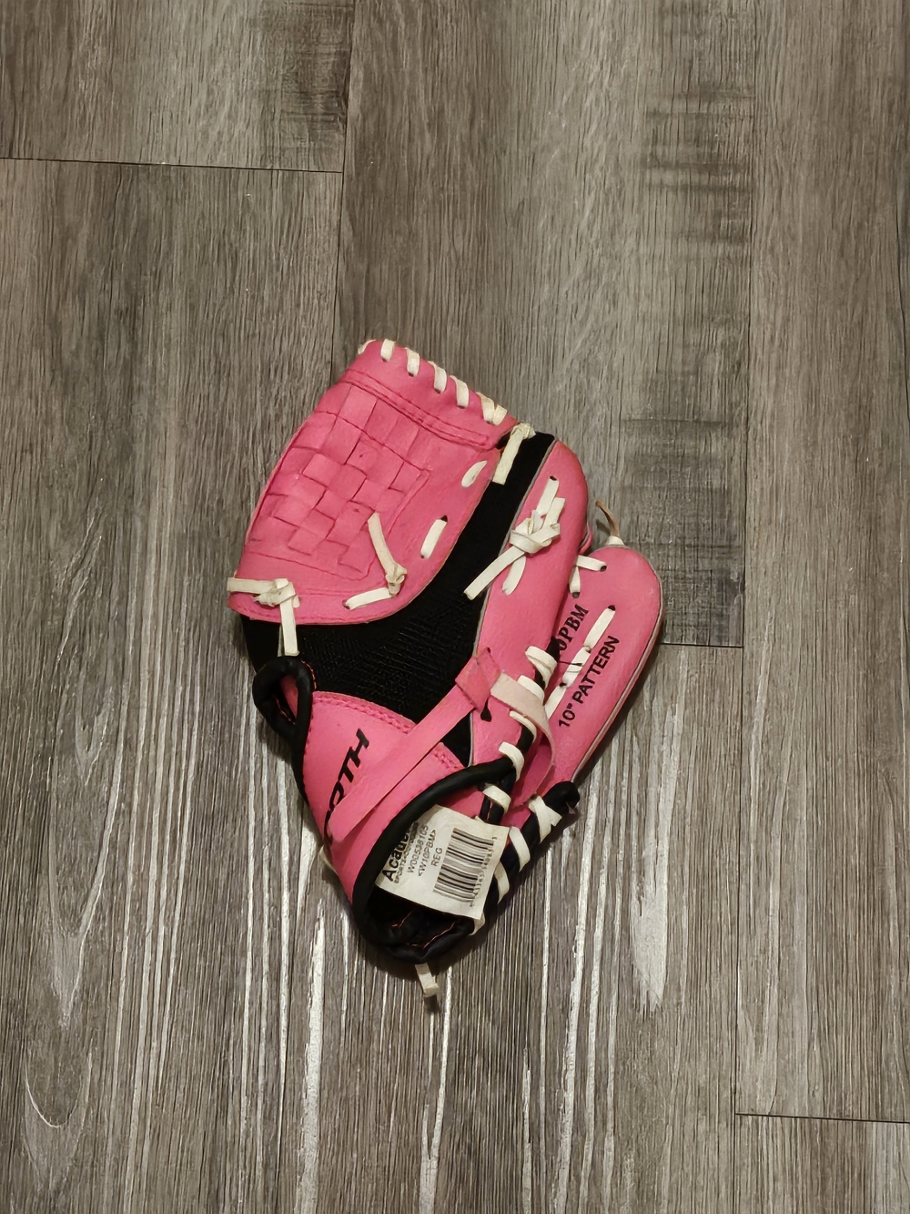 Pink Youth Baseball Glove - Right Hand